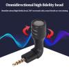 Sanpyl Mini Directional 3.5mm Jack Microphone, 360 Degree Surround Radio Plug and Play Audio Mic for TRRS CTIA 3.5mm Standard Headset Jack Phone view 4