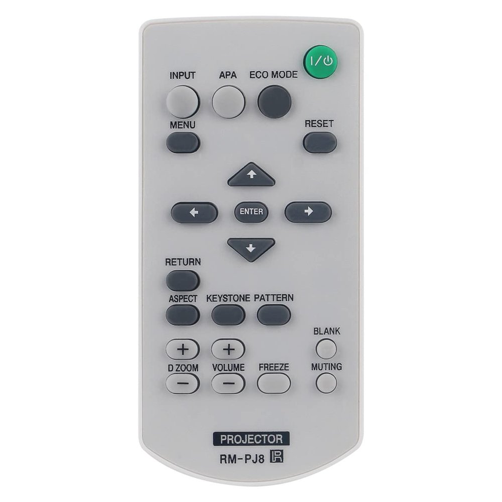 PERFASCIN RM-PJ8 Replace Remote Control Fit for Sony Data Projector VPL-DX127 VPL-EW225 VPL-EW275 VPL-EW245 VPL-EX275 VPL-EX271