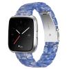 Gimuk Compatible with Fitbit Versa 2 Strap for Women Men, Adjustable Metal Stainless Steel Replacement Strap Wristband Resin Band Bracelet for Fitbit Versa/Versa 2/Versa Lite/Versa SE (Dark Blue) view 1