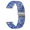 Gimuk Compatible with Fitbit Versa 2 Strap for Women Men, Adjustable Metal Stainless Steel Replacement Strap Wristband Resin Band Bracelet for Fitbit Versa/Versa 2/Versa Lite/Versa SE (Dark Blue) view 2