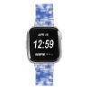 Gimuk Compatible with Fitbit Versa 2 Strap for Women Men, Adjustable Metal Stainless Steel Replacement Strap Wristband Resin Band Bracelet for Fitbit Versa/Versa 2/Versa Lite/Versa SE (Dark Blue) view 3