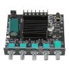 2 x 50W 2.1 Channel Power Amplifier Board, DC12 to 24V AUX BT5.0 Audio Stereo AMP Board, 15 to 100W Digital Power Amplifier Board for Speaker Home Sound System DIY view 1