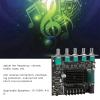 2 x 50W 2.1 Channel Power Amplifier Board, DC12 to 24V AUX BT5.0 Audio Stereo AMP Board, 15 to 100W Digital Power Amplifier Board for Speaker Home Sound System DIY view 2