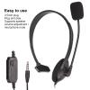 Kafuty-1 Telephone Headset,3.5mm Corded Mono Headset Headphone with Noise Canceling Mic,Support Volume Adjustment and Microphone Mute,for Call Center,Office,Telephone Counselling Services view 4