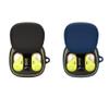 2 Pack DAYJOY Soft Silicone Protective Case Cover Compatible with Sony WF-SP700N Earbuds, Protective Skin Sleeve with Key Chain (Black+Blue) view 1