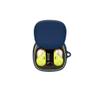 2 Pack DAYJOY Soft Silicone Protective Case Cover Compatible with Sony WF-SP700N Earbuds, Protective Skin Sleeve with Key Chain (Black+Blue) view 3