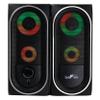 beFree Sound 2.0 Computer Gaming Speakers with LED RGB Lights, Black view 1