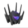 ASUS ROG Rapture WiFi 6E Gaming Router (GT-AXE16000) - Quad-Band, 6 GHz Ready, Dual 10G Ports, 2.5G WAN Port, AiMesh Support, Triple-Level Game Acceleration, Lifetime Internet Security, Instant Guard view 1