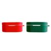 2 Pack DAYJOY Soft Silicone Protective Case Cover Compatible with OnePlus Nord Buds 2022/ Buds N Earbuds, Protective Skin Sleeve with Key Chain (red+Green) view 1