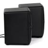 beFree Sound Dual Compact LED Gaming Speakers, Black view 2