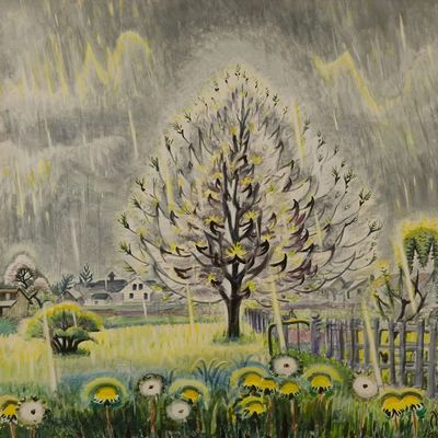 Charles E. Burchfield : Sunshine and Rain : Archival Quality Art Print