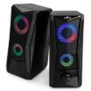 beFree Sound Computer Gaming Speakers with Color LED RGB Lights view 2