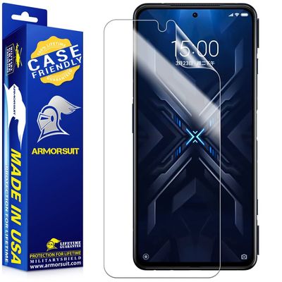 [2 Pack] ArmorSuit MilitaryShield Screen Protector Designed for Xiaomi Black Shark 4/4 Pro [6.67"] (2021) Case Friendly HD Clear Film - Made in USA