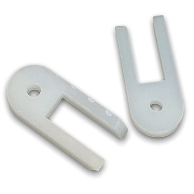 Pack of 2 - Replacement Hold-up Switch Reset Key - White