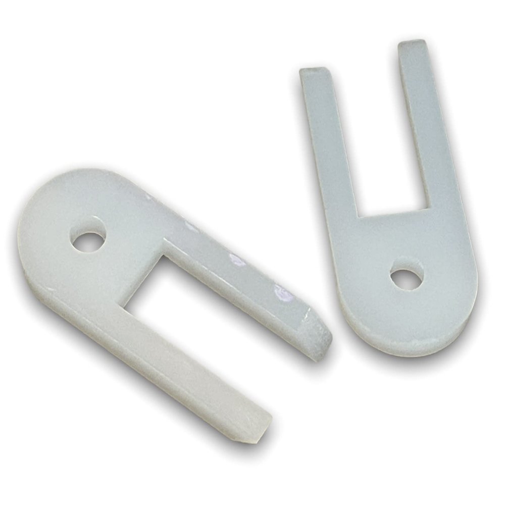 Pack of 2 - Replacement Hold-up Switch Reset Key - White