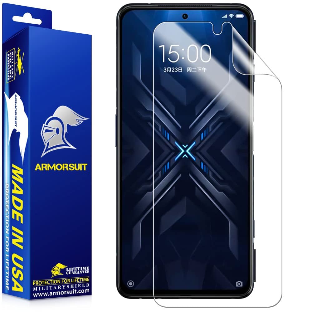 [2 Pack] ArmorSuit MilitaryShield Screen Protector Designed for Xiaomi Black Shark 4/4 Pro [6.67"] (2021) Max Coverage HD Clear Film - Made in USA