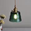 Green Frosted Glass Pendent, Nordic Style Dining Room Chandelier, Creative Bedroom Bedside Hanging Lights, Home Decoration for Bedroom, Living Room, Nightstand, Office view 2