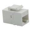 10 PACK Keystone CAT6 RJ45 Female To Female Connector (WHITE) view 1