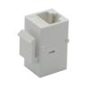 10 PACK Keystone CAT6 RJ45 Female To Female Connector (WHITE) view 2