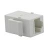 10 PACK Keystone CAT6 RJ45 Female To Female Connector (WHITE) view 4