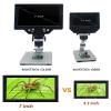 Microscope Accessories Kit 1-1200X G1200 Digital Microscope Electronic Video Microscope 7 Inch LCD Display Microscope Slides view 2