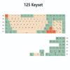 125 Key Hami Melon Dye-sub PBT Keycaps German Spain UK French ISO for MX Switches Keyboard 104 87 61 Filco YMD96 KBD75 FC980M ID80 (French ISO Kit) view 3