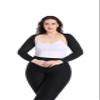 Plus Size Arm Compression Shaper Cooling Shawl Arm Sleeves Wrap Slimmer Sleeves for Women Sun Protection Comfortable & Breathable Anti-UV Golf & Outdoor Sports Driving Cooler Shrug (XXXL, Black) view 2