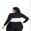 Plus Size Arm Compression Shaper Cooling Shawl Arm Sleeves Wrap Slimmer Sleeves for Women Sun Protection Comfortable & Breathable Anti-UV Golf & Outdoor Sports Driving Cooler Shrug (XXXL, Black) view 3