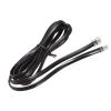 MECCANIXITY Phone Extension Cord 6.56FT Telephone Cable Phone Line Cord RJ11 6P6C Plugs, Male to Male for Phone and Fax Black 2pcs view 4