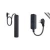 GE UltraPro 6 Outlet Surge Protector, 2 ft Designer Braided Extension Cord, Black, 44070 & Power Strip, 1 Foot Designer Braided Extension Cord, Black/Gray, 45191 view 1