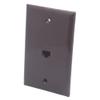 1Gang 1 Port CAT6 RJ45 Female To Female Wall Plate (Brown) view 4