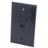 1Gang 1 Port CAT6 RJ45 Female To Female Wall Plate (Black) view 4