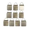 Bundle of Wise Linkers Hanging Clips Pack of 10 Triangle Back Medium Power for Tapestry Small Rugs and Wall Clips for Rug Hanging and Animal Hide Hanging (Pack of 6) Rug Grippers/Rug Clips view 2