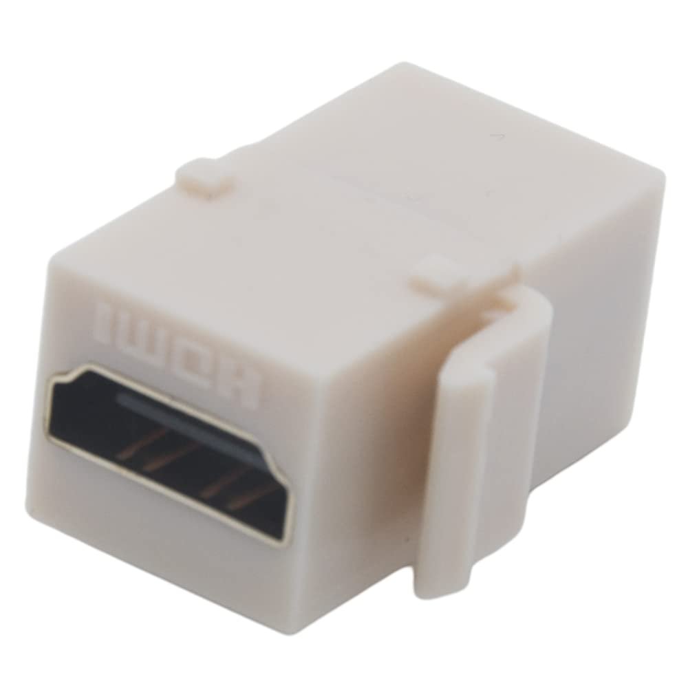 10 PACK Colorful Keystone HDMI Female To Female Connector (Ivory)