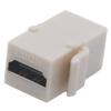 10 PACK Colorful Keystone HDMI Female To Female Connector (Ivory) view 1