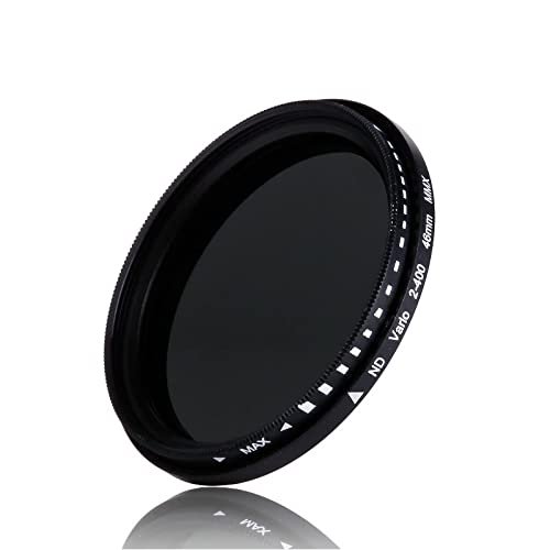 Camera ND2-400 Neutral Density Filter 52mm Fader Variable ND filter ND2-ND400 for Panasonic Lumix G Vario 45-150mm f/4-5.6 ASPH. MEGA O.I.S. Lens