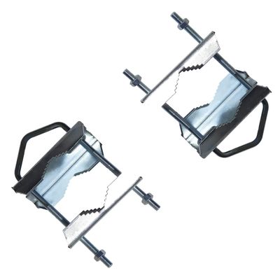 (2 Pieces) ZN10C8 - Giant Railing, Railing Hoist for Pole Antenna Tv, Pole Hoist Antenna 25 to 55 mm, Pole Mount Digital Terrestrial TV Antenna