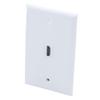 1Gang Colorful 1 Port HDMI Female To Female Wall Plate (White) view 2