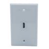1Gang Colorful 1 Port HDMI Female To Female Wall Plate (Gray) view 1