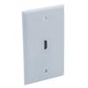 1Gang Colorful 1 Port HDMI Female To Female Wall Plate (Gray) view 2
