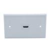 1Gang Colorful 1 Port HDMI Female To Female Wall Plate (Gray) view 4