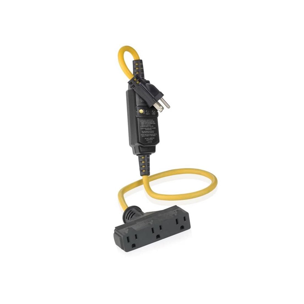 Leviton GSCA1-3TC Port SELFTST GFI Cord AUTO 15A 3FT