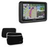 BoxWave Case Compatible with Garmin Dezl 570LMT - SoftSuit with Pocket, Soft Pouch Neoprene Cover Sleeve Zipper Pocket - Jet Black view 1