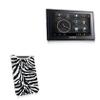 BoxWave Case Compatible with Garmin Fleet 660 - Zebra Plush SlipSuit, Animal Print Padded Soft Sleeve view 1