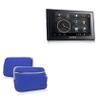 BoxWave Case Compatible with Garmin Fleet 660 - SoftSuit with Pocket, Soft Pouch Neoprene Cover Sleeve Zipper Pocket - Super Blue view 1