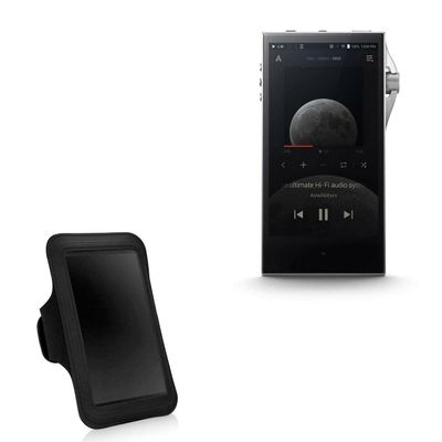 BoxWave Case Compatible with Astell & Kern SA700 - Sports Armband, Adjustable Armband for Workout and Running - Jet Black