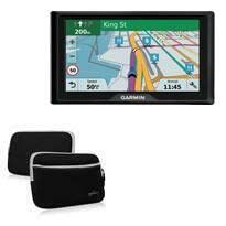BoxWave Case Compatible with Garmin DriveSmart 60LMT - SoftSuit with Pocket, Soft Pouch Neoprene Cover Sleeve Zipper Pocket - Jet Black