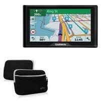 BoxWave Case Compatible with Garmin DriveSmart 60LMT - SoftSuit with Pocket, Soft Pouch Neoprene Cover Sleeve Zipper Pocket - Jet Black
