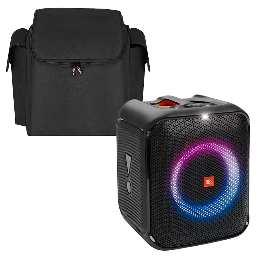 JBL PARTYBOX Encore Essential Portable Party Speaker Bundle with gSport Carry Bag (Black)