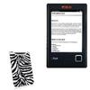 BoxWave Case Compatible with Foxit Software eSlick eBook Reader - Zebra Plush SlipSuit, Animal Print Padded Soft Sleeve view 1